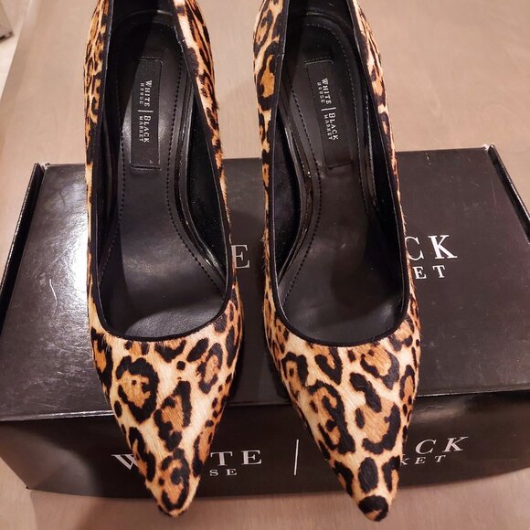 White House Black Market Shoes - White House Black Market Olivia Leopard Heel